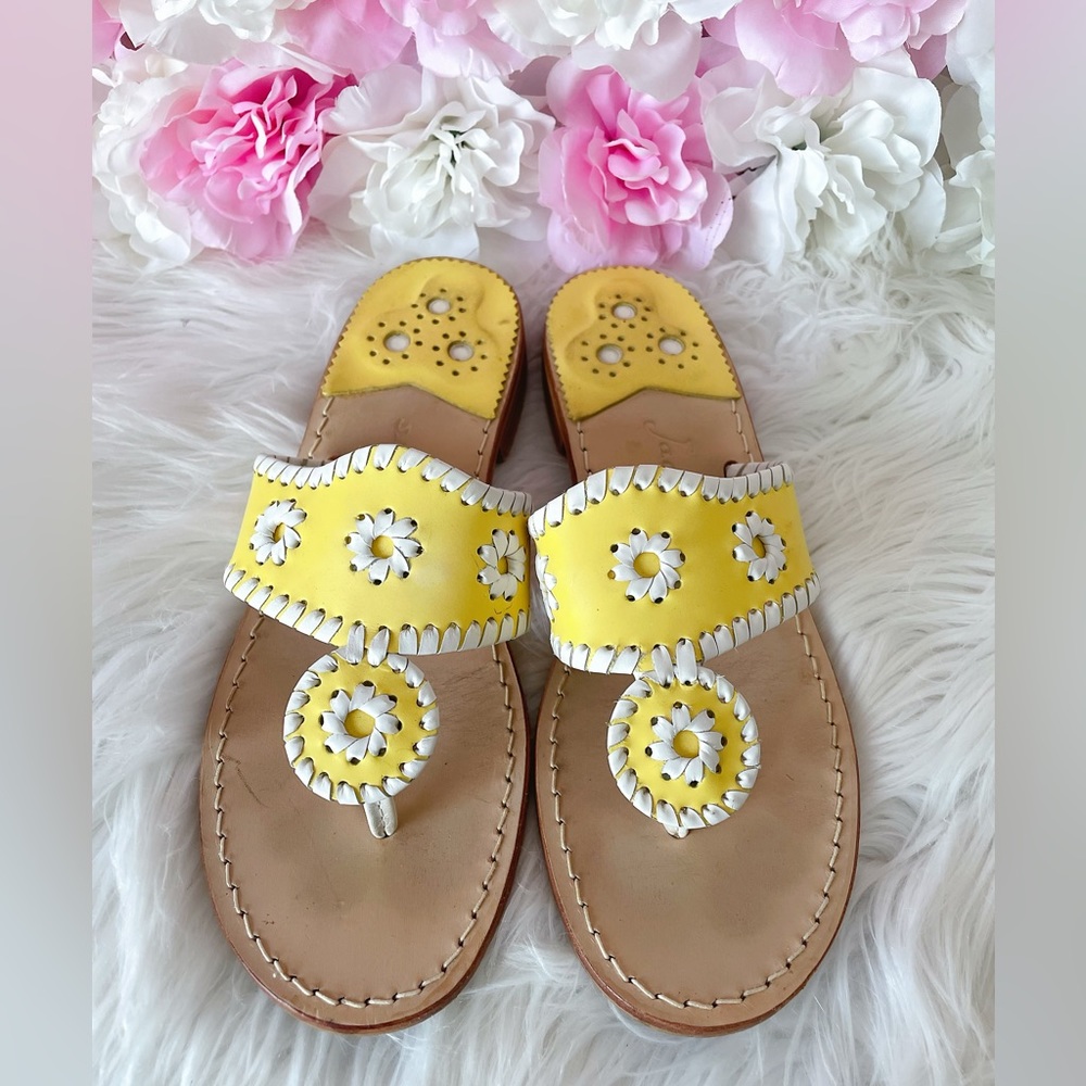 Jack Rogers Yellow Sandals